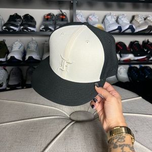 Fear of god essentials new area fitted hat. Size 7 1/4